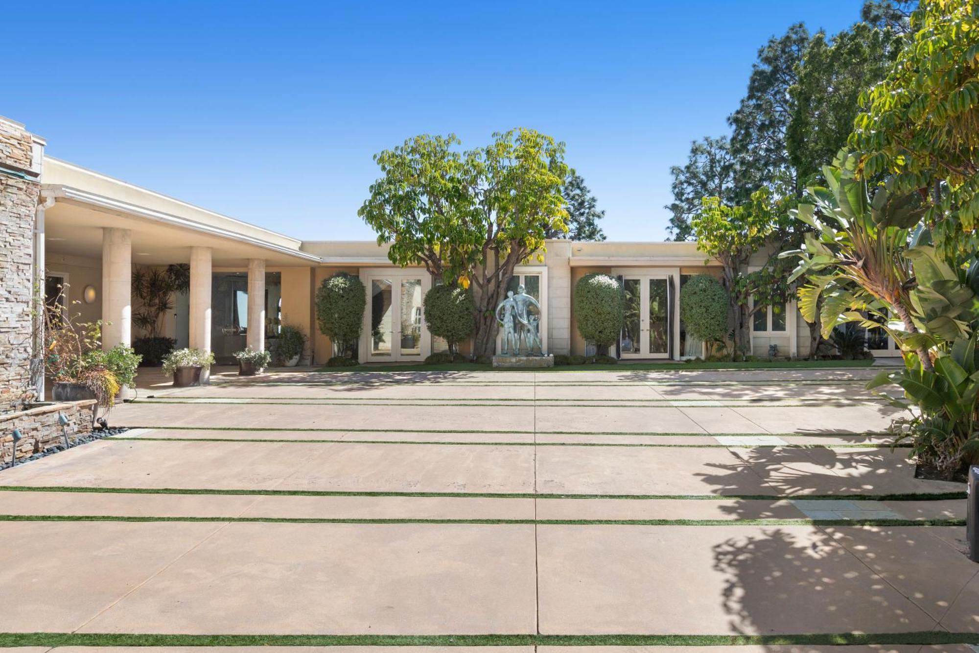 ロサンゼルス Trousdale Grandヴィラ エクステリア 写真