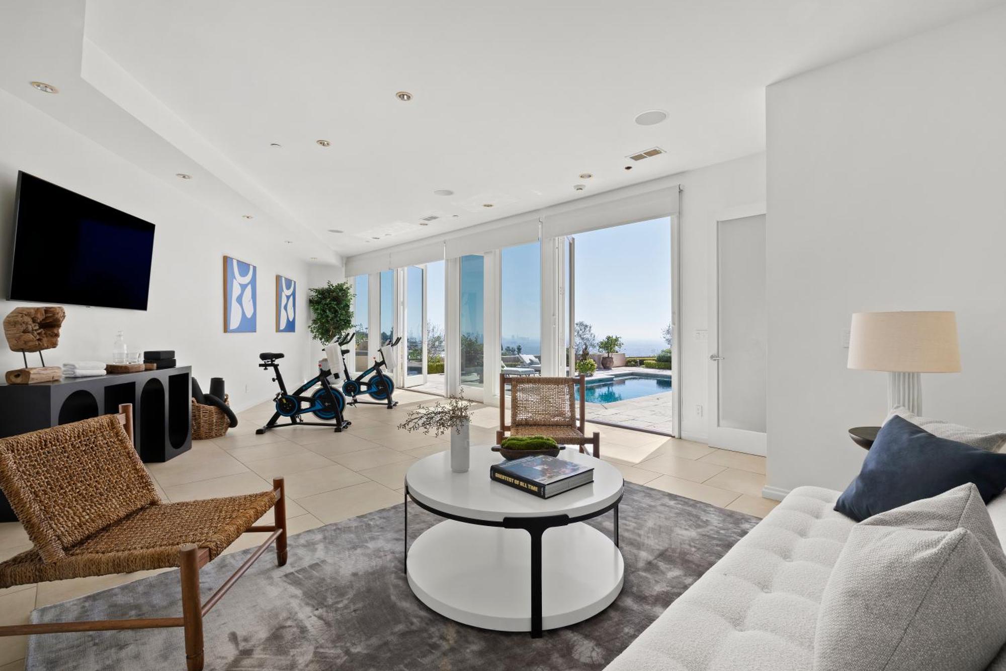 ロサンゼルス Trousdale Grandヴィラ エクステリア 写真
